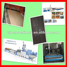 Wood plastic plate machinery